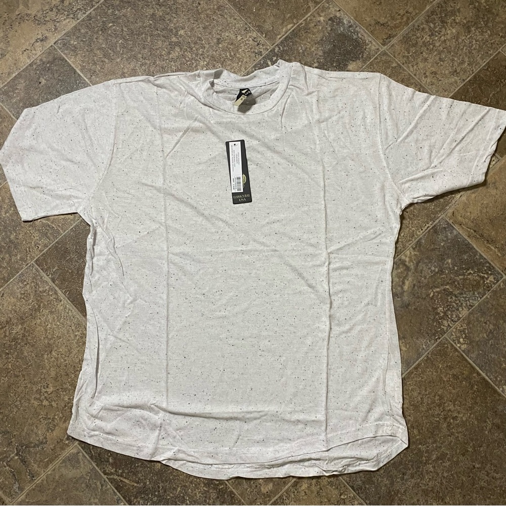 NWT White T-Shirt with black dots - Picture 1 of 8